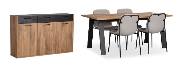 Trento Mid Tone 71" Dining Room