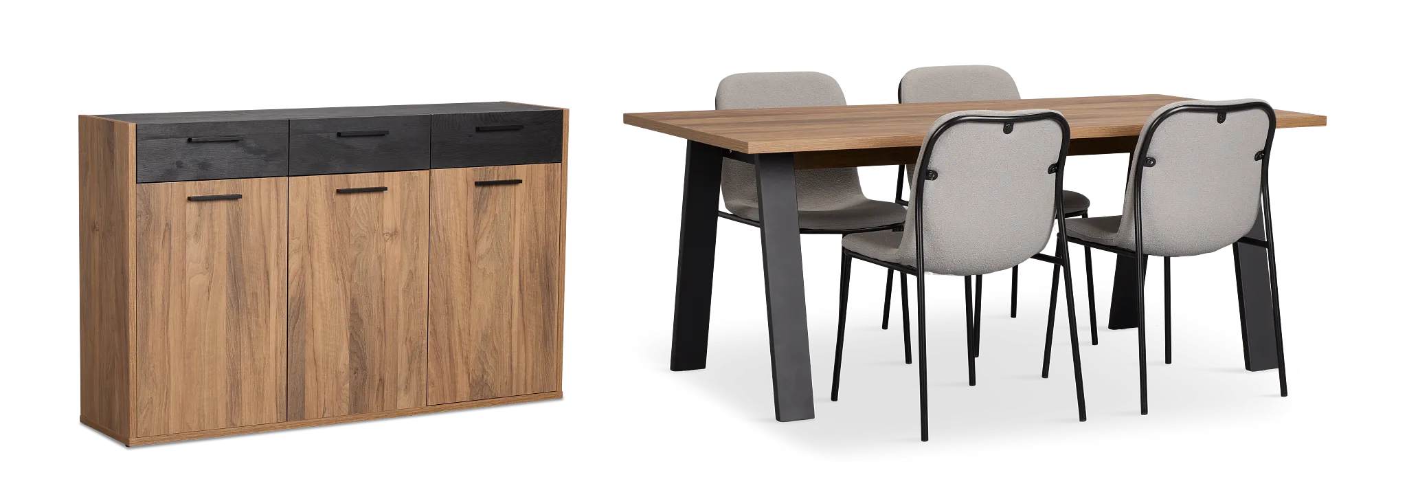 Trento Mid Tone 71" Dining Room