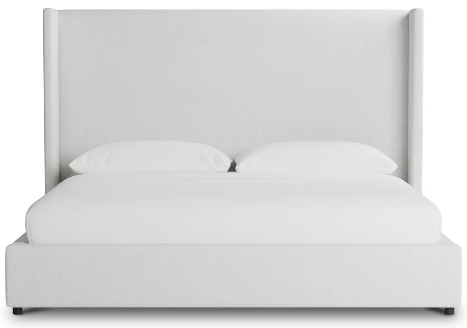 Captiva Elite Ivory 60" Upholstered Shelter Bed