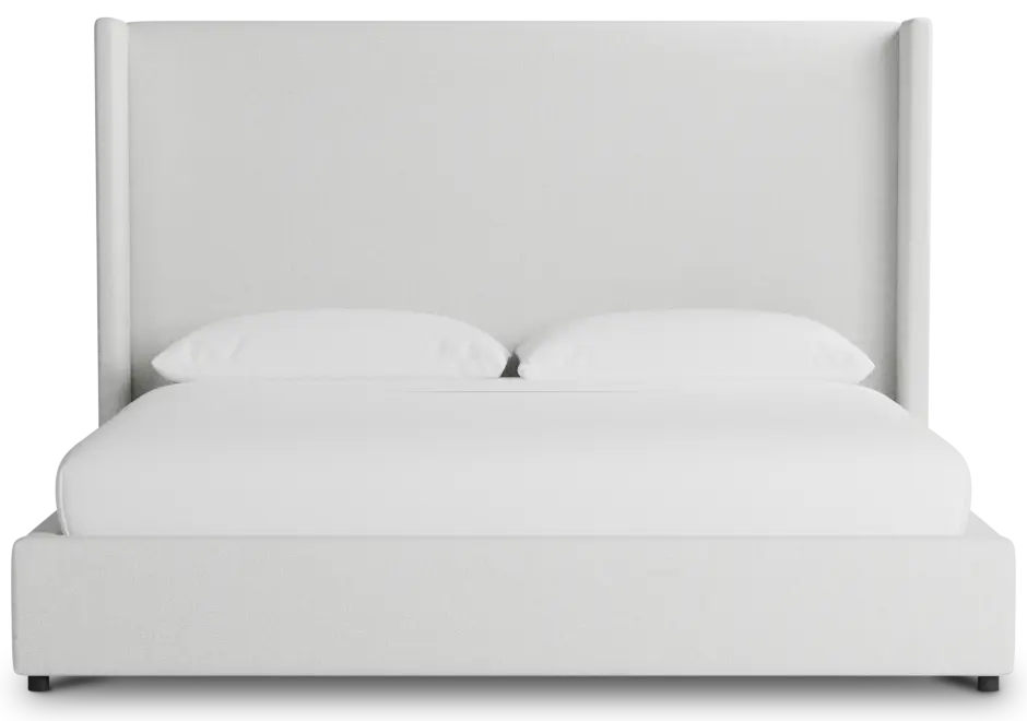 Captiva Elite Ivory 60" Upholstered Shelter Bed Captiva Elite Ivory 60" Upholstered Shelter Bed