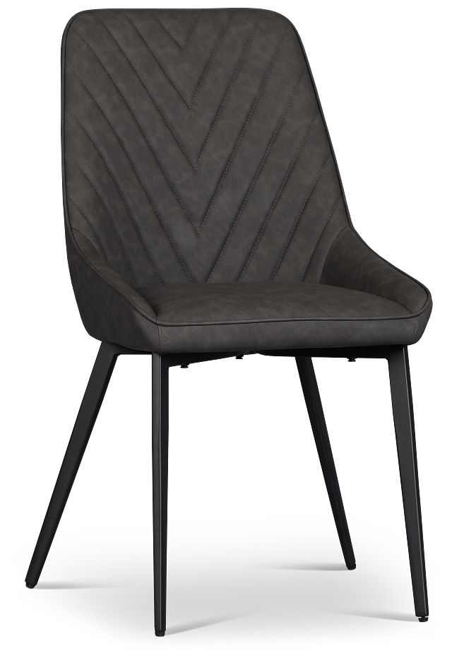 Maricopa Dark Gray Upholstered Side Chair