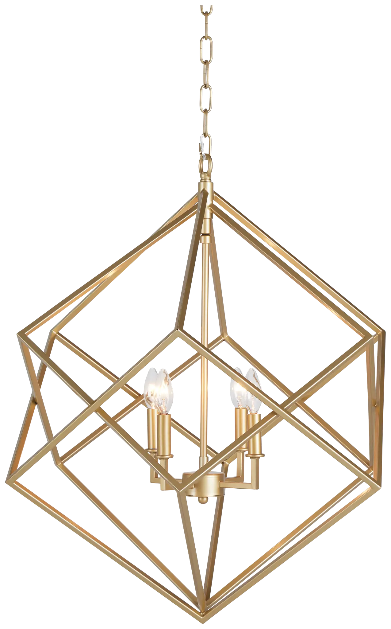 Cage Gold Chandelier Cage Gold Chandelier