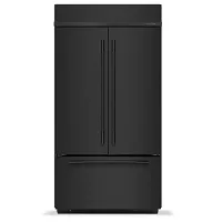 Kitchenaid 542 Series Black 42" Built In Bottom Freezer Refrigerator