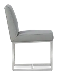 Miami Gray Micro Upholstered Side Chair