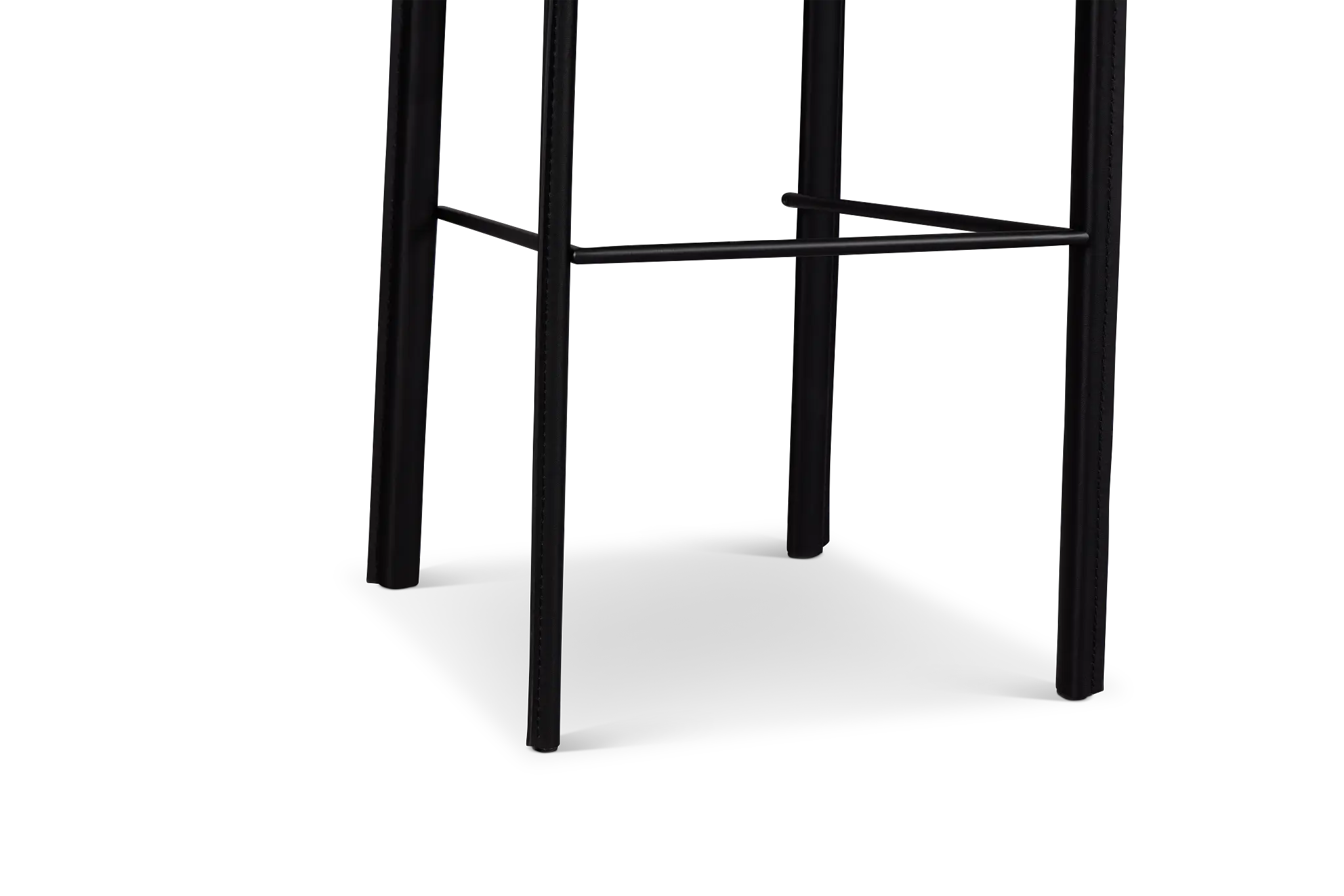 Lugo Black 30" Upholstered Barstool Lugo Black 30" Upholstered Barstool