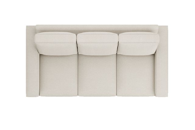 Edgewater Elite Ivory 84" Sofa W/ 3 Cushions