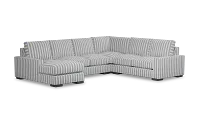 Edgewater Sea Lane Dark Blue Medium Left Chaise Sectional