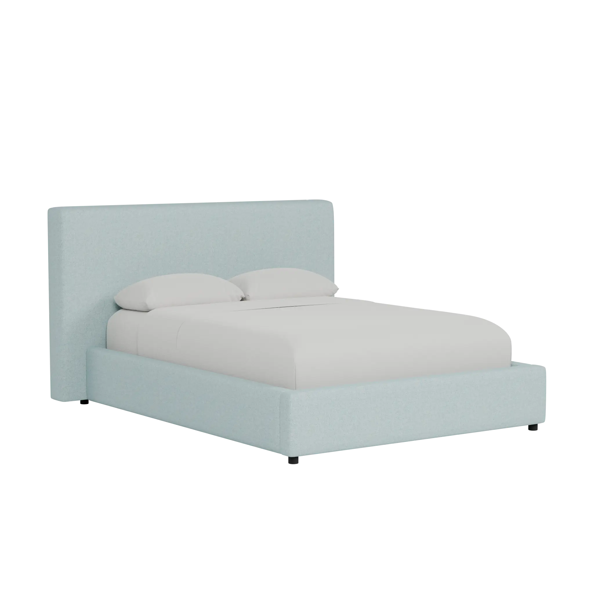 Grayton Elite Light Blue 44" Upholstered Platform Bed Grayton Elite Light Blue 44" Upholstered Platform Bed