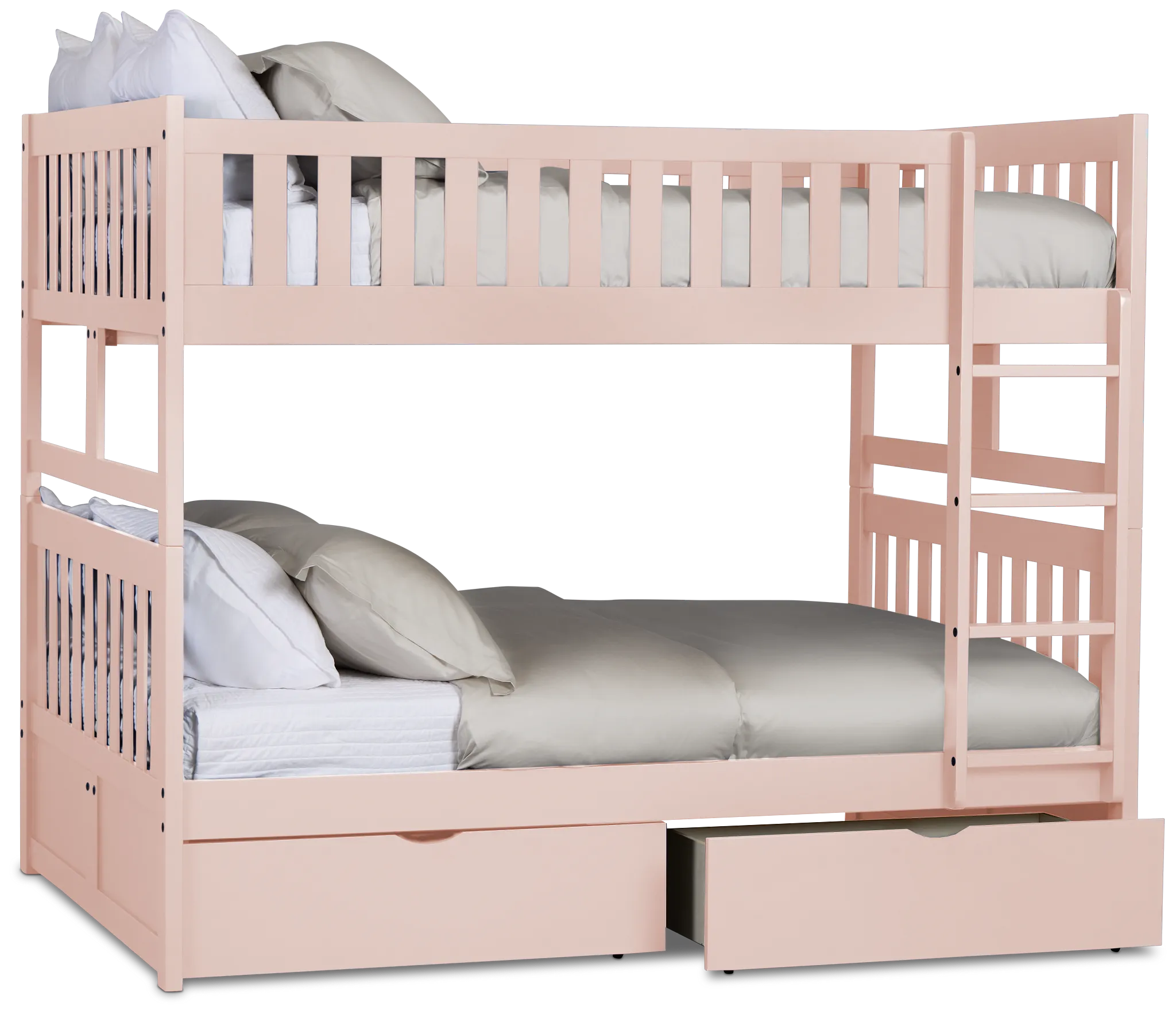 Charleston Pink Storage Bunk Bed