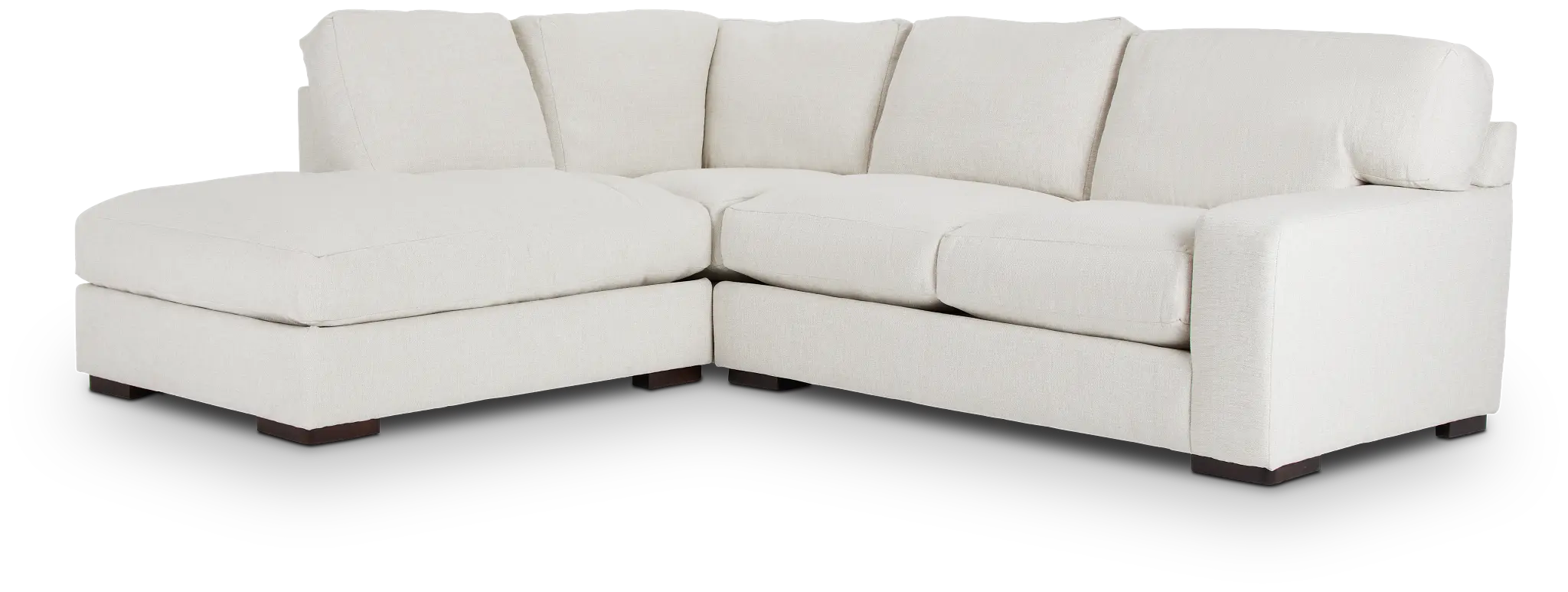 Veronica White Down Left Bumper Sectional Veronica White Down Left Bumper Sectional