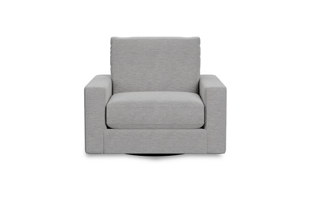 Edgewater Maguire Gray Swivel Chair