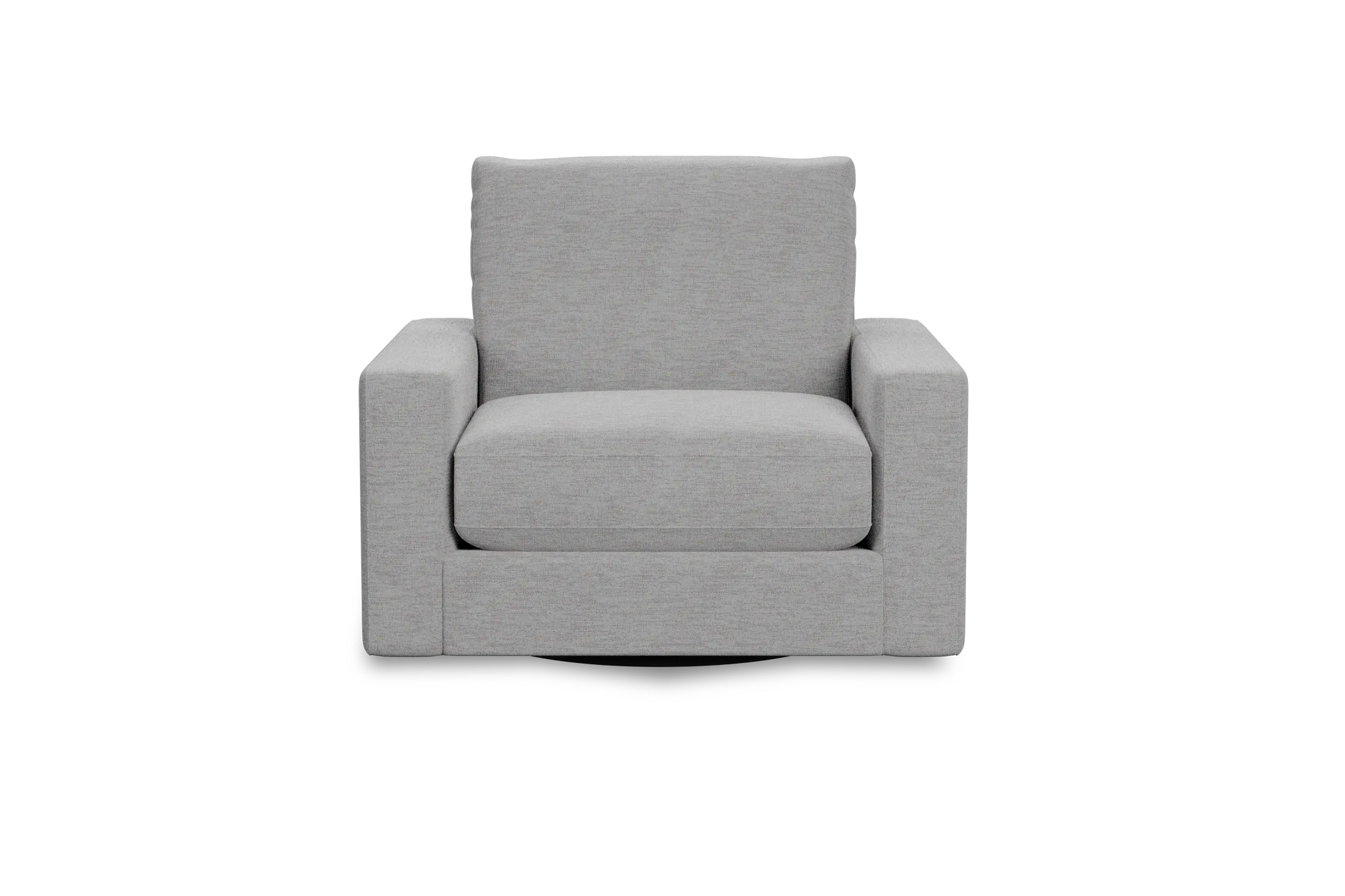 Edgewater Maguire Gray Swivel Chair