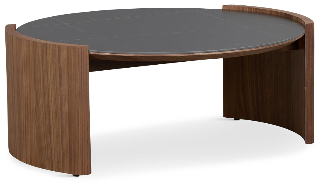 Nomad Mid Tone Ceramic Round Coffee Table