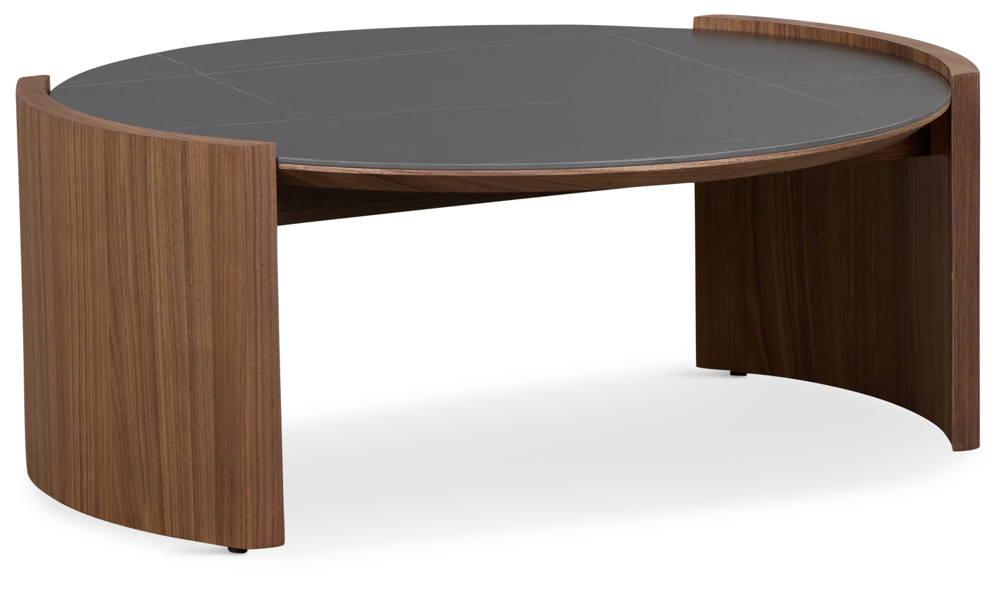 Nomad Mid Tone Ceramic Round Coffee Table