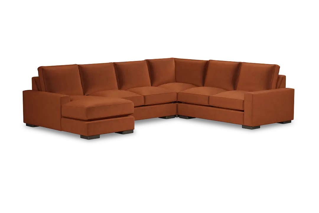 Edgewater Joya Orange Medium Left Chaise Sectional Edgewater Joya Orange Medium Left Chaise Sectional