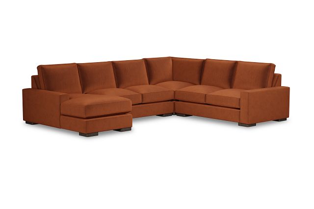 Edgewater Joya Orange Medium Left Chaise Sectional