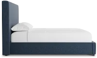 Grayton Elite Dark Blue 54" Upholstered Platform Bed