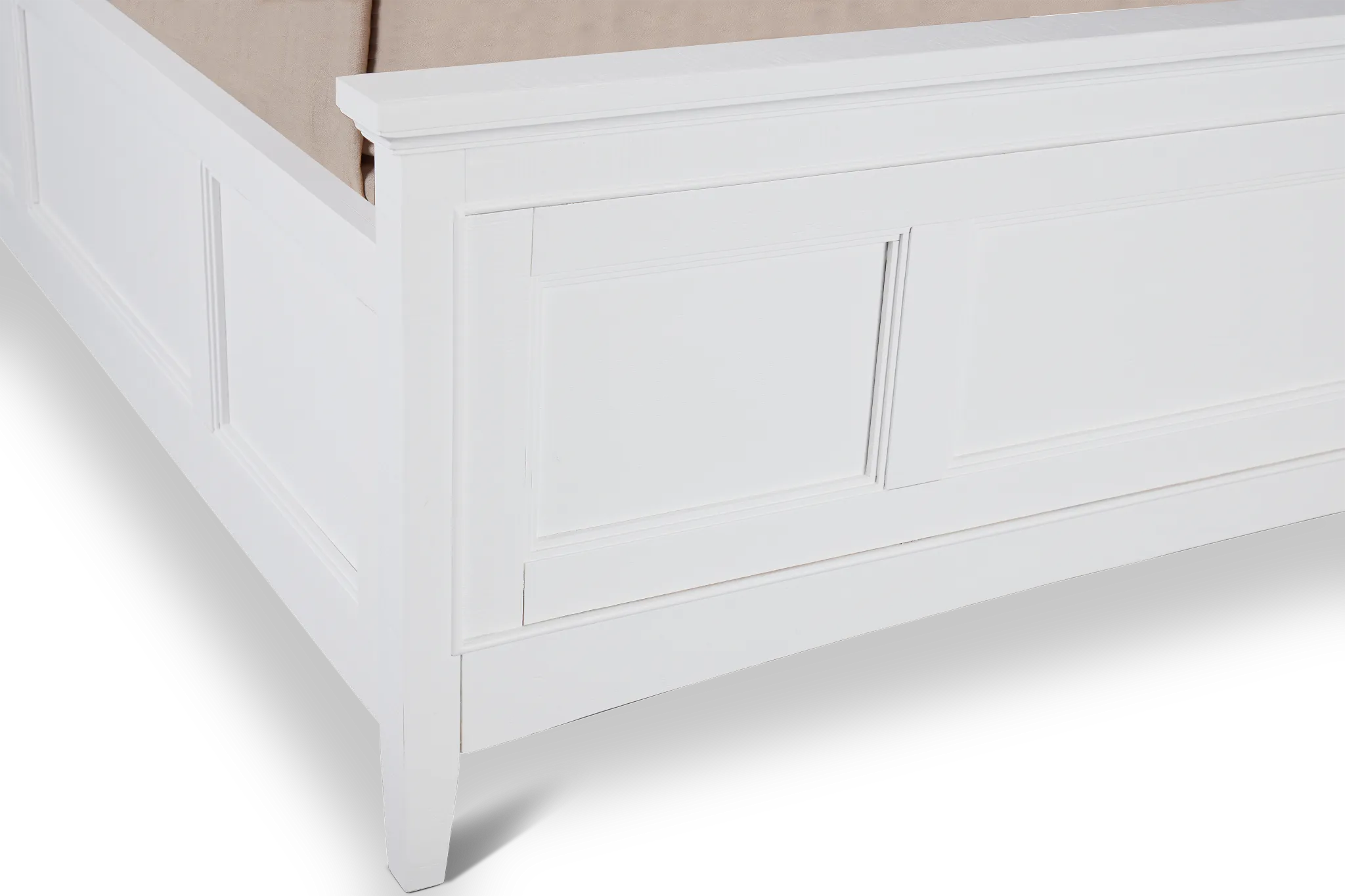 Heron Cove White Panel Bed With Lights