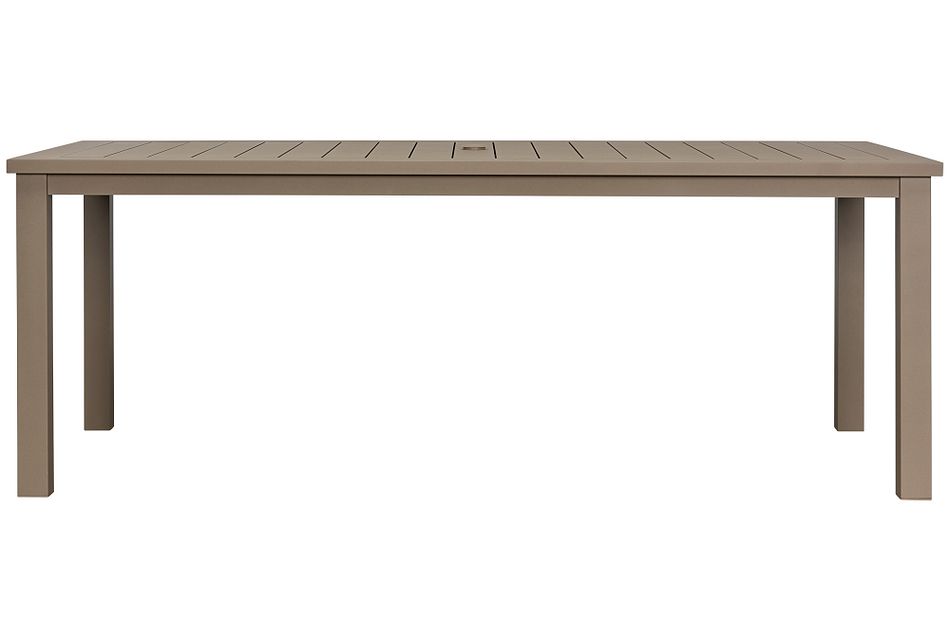 Raleigh Taupe 81" Rectangular Table