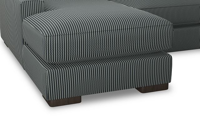 Edgewater Lucy Navy Medium Left Chaise Sectional