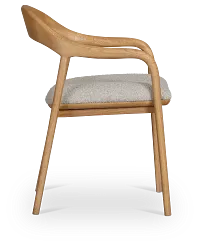 Gables Light Tone Upholstered Arm Chair