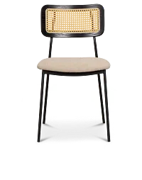 Lynden Beige Woven Upholstered Side Chair