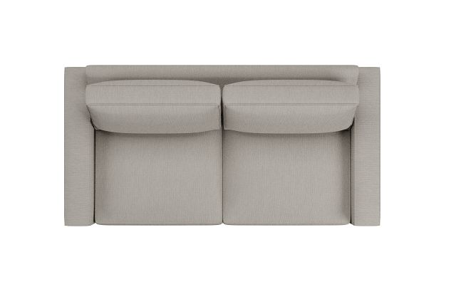 Edgewater Revenue Beige 84" Sofa W/ 2 Cushions