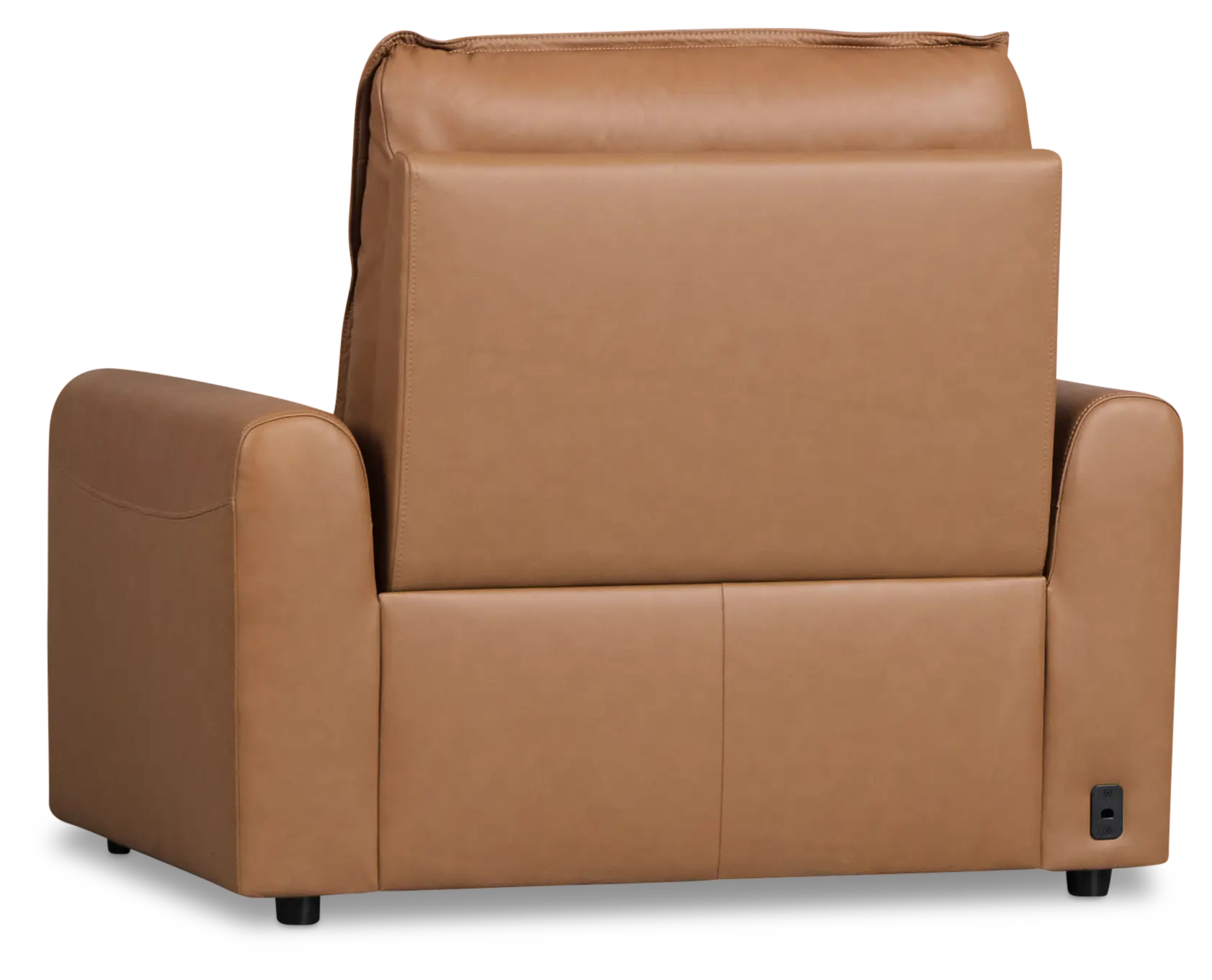 Edison Medium Brown Lthr/vinyl Power Recliner With Power Headrest Edison Medium Brown Lthr/vinyl Power Recliner With Power Headrest