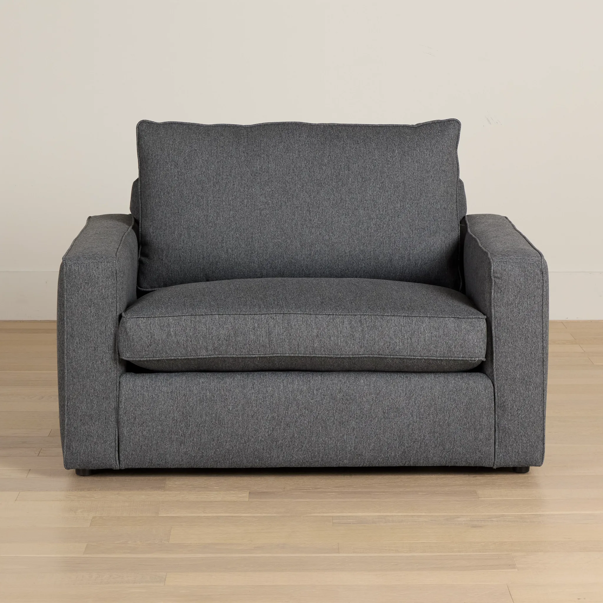 Siesta Delray Dark Gray Fabric Memory Foam Sleeper