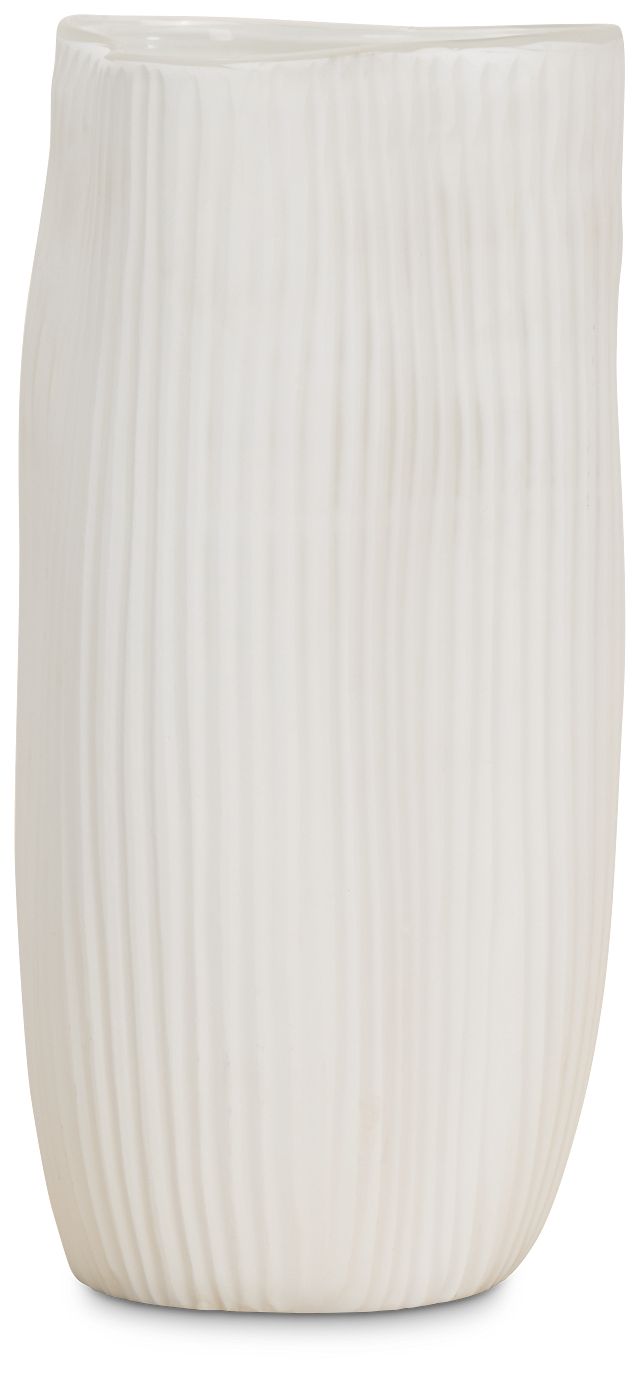 Niola White Medium Vase
