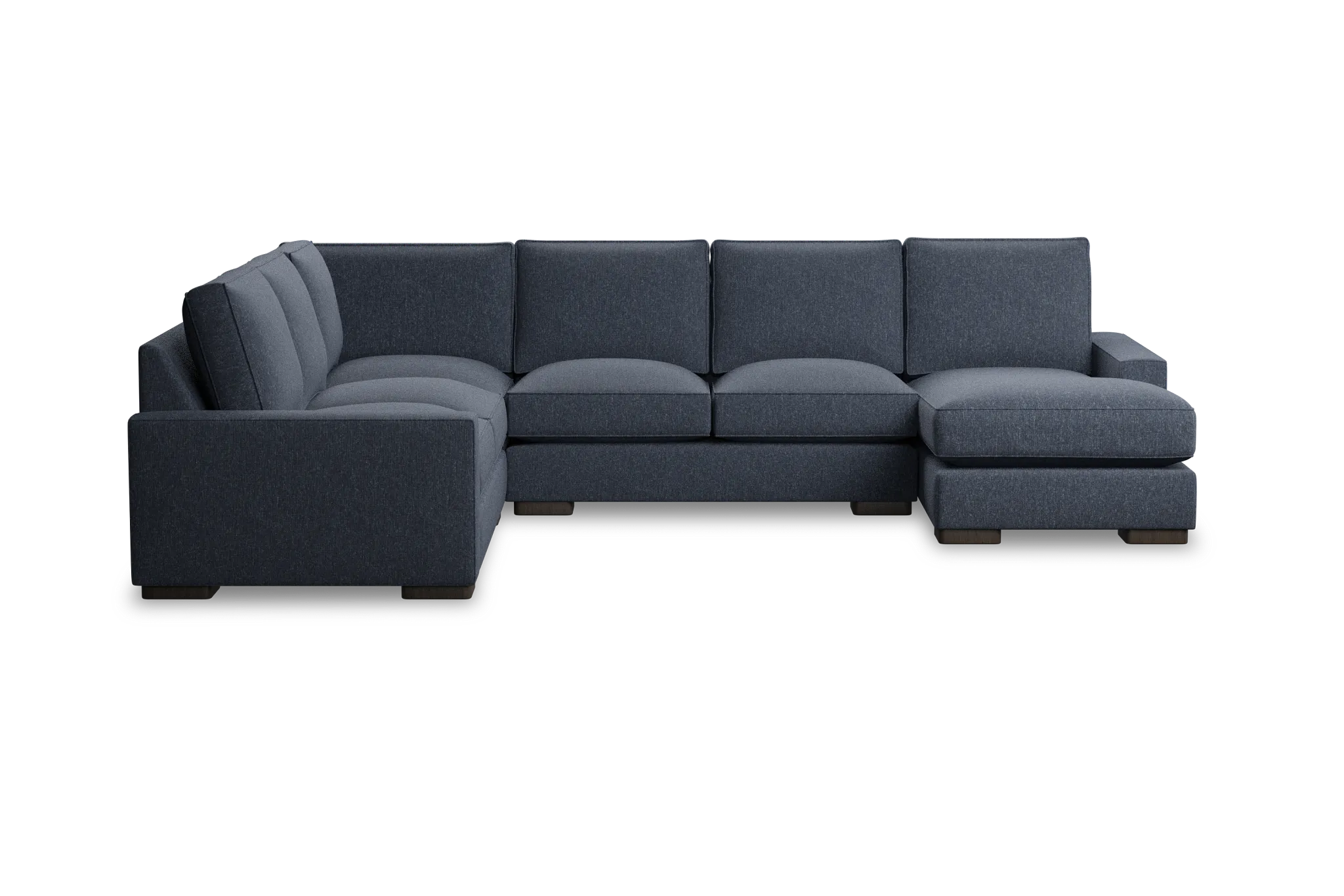Edgewater Maguire Blue Medium Right Chaise Sectional