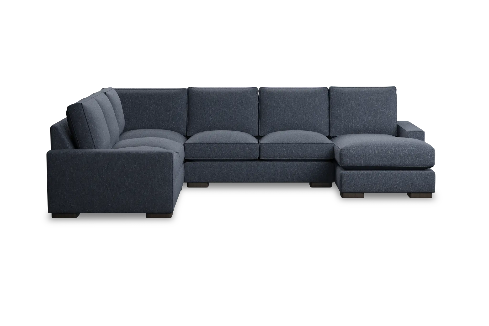Edgewater Maguire Blue Medium Right Chaise Sectional Edgewater Maguire Blue Medium Right Chaise Sectional