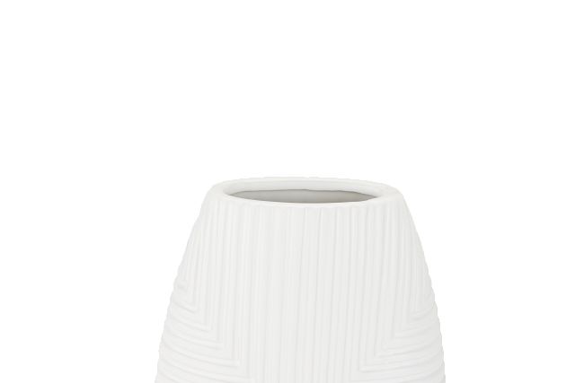 Banyan White Medium Vase