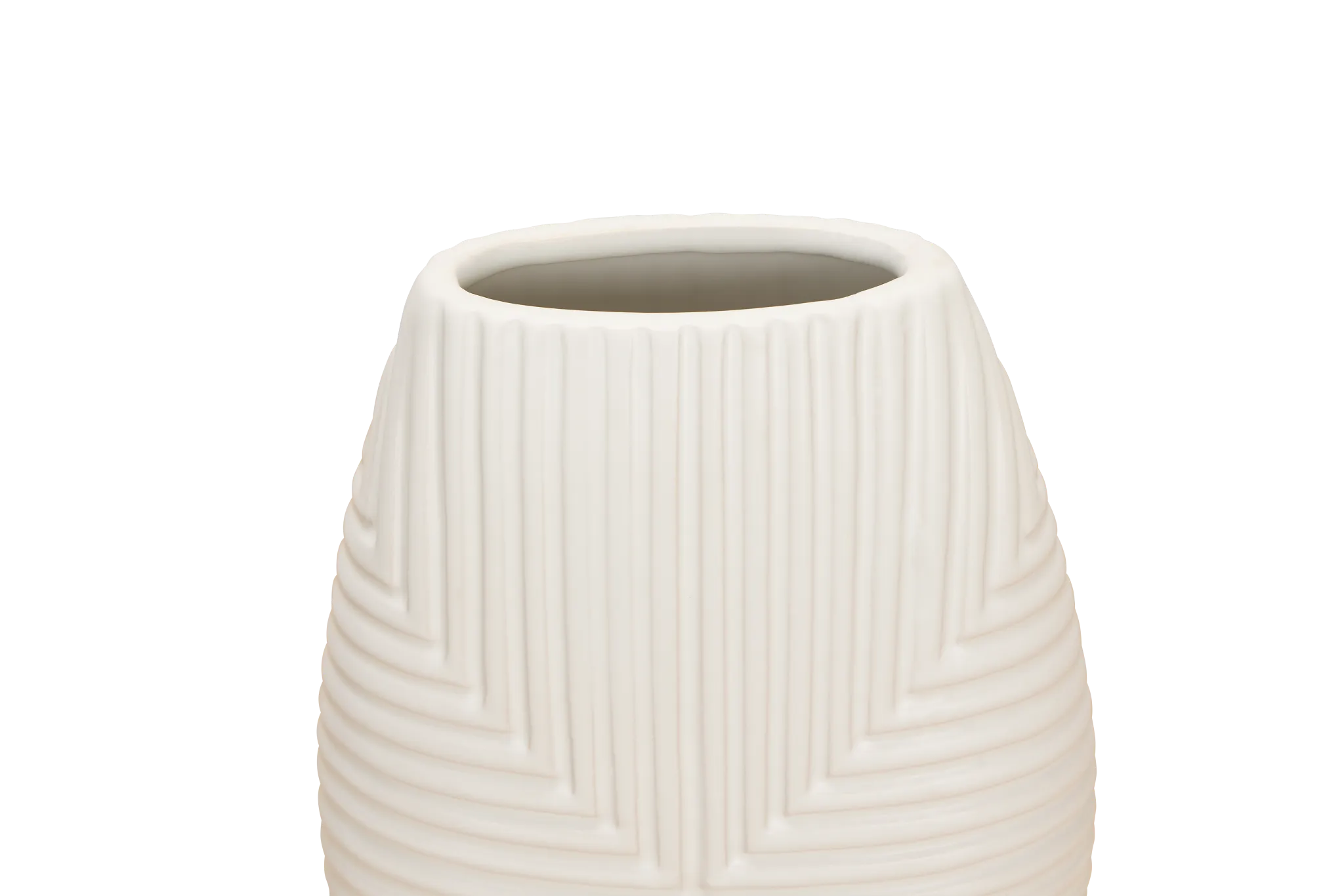Banyan White Medium Vase