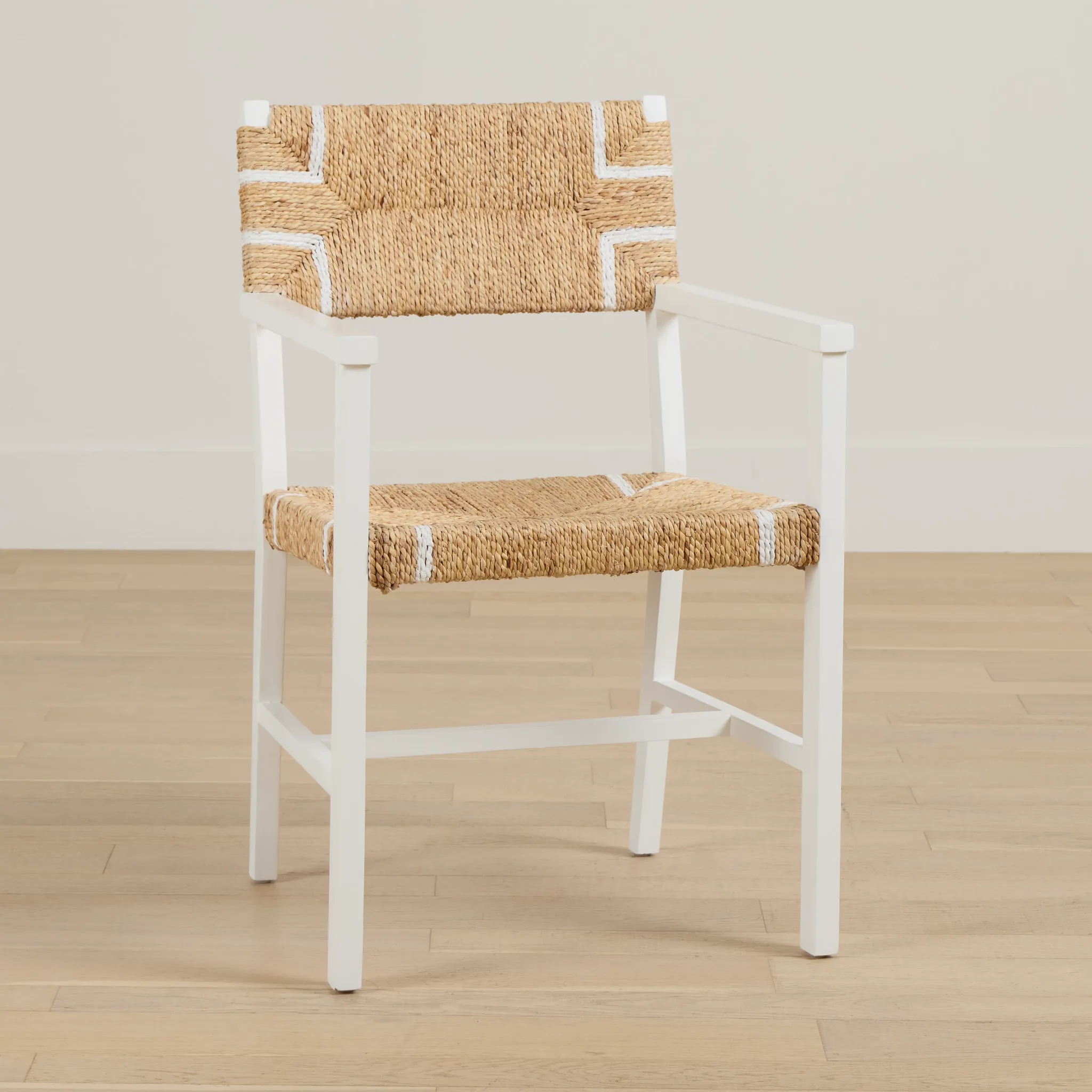 Nantucket Light Tone Woven Arm Chair