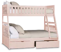 Charleston Pink Storage Bunk Bed