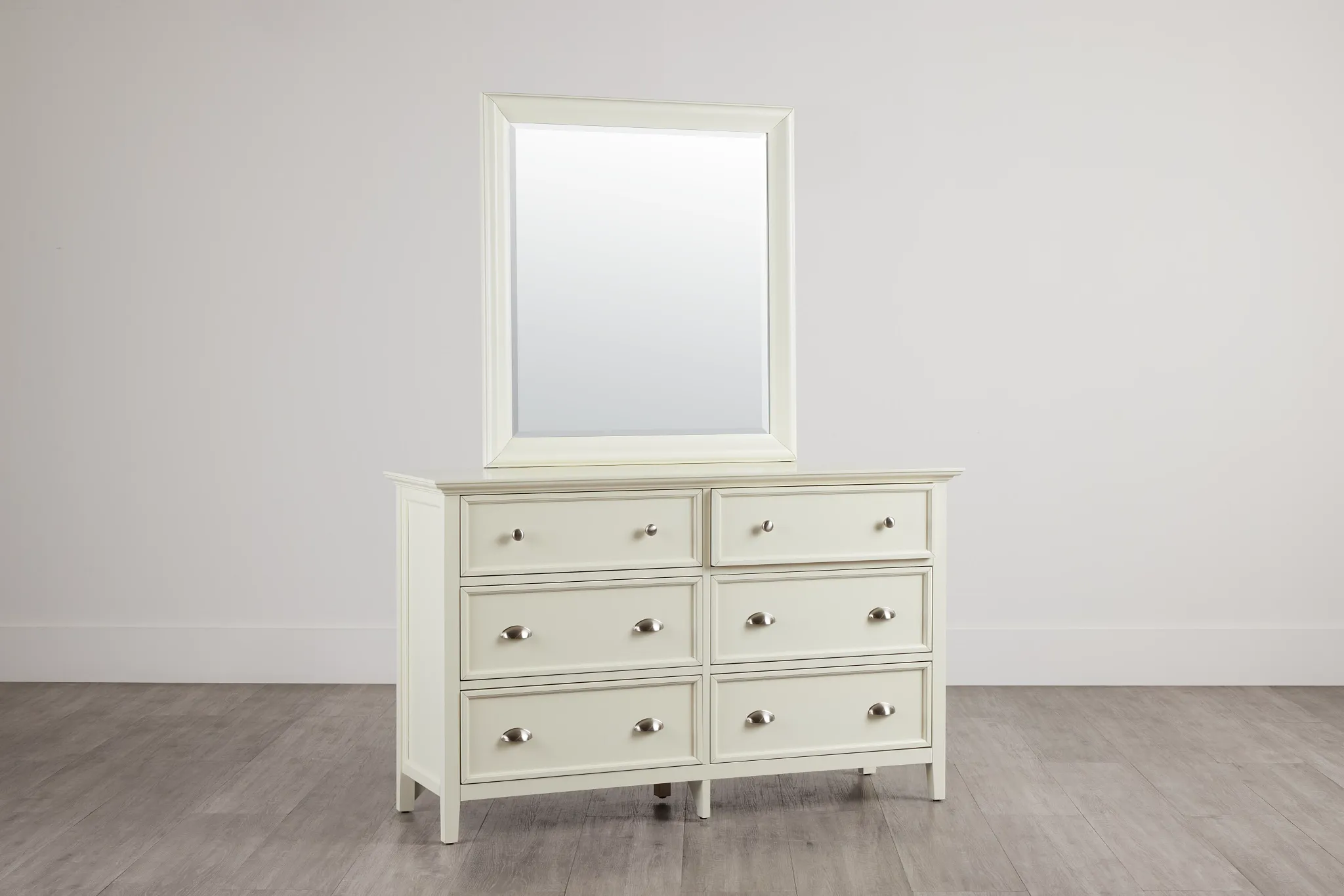 Spencer Ivory Dresser & Mirror