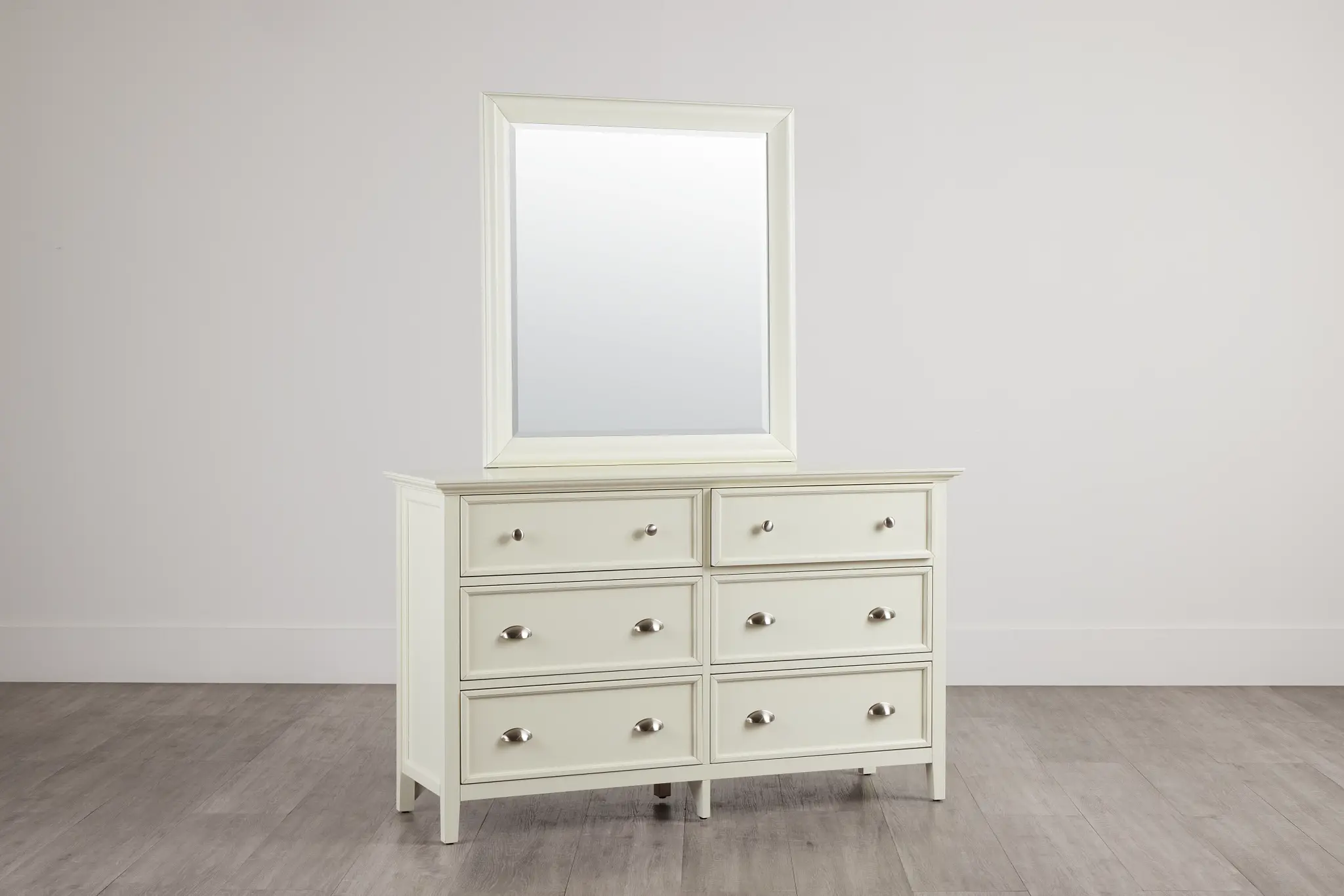Spencer Ivory Dresser & Mirror Spencer Ivory Dresser & Mirror