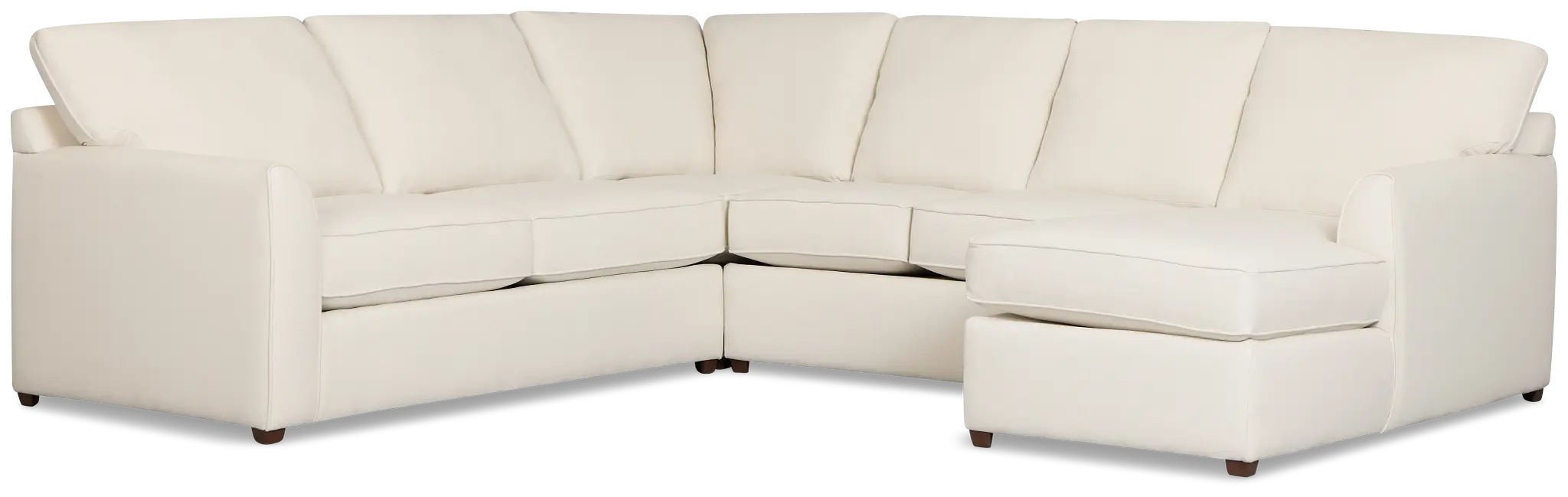 Tate Light Beige Fabric Medium Right Chaise Sectional Tate Light Beige Fabric Medium Right Chaise Sectional