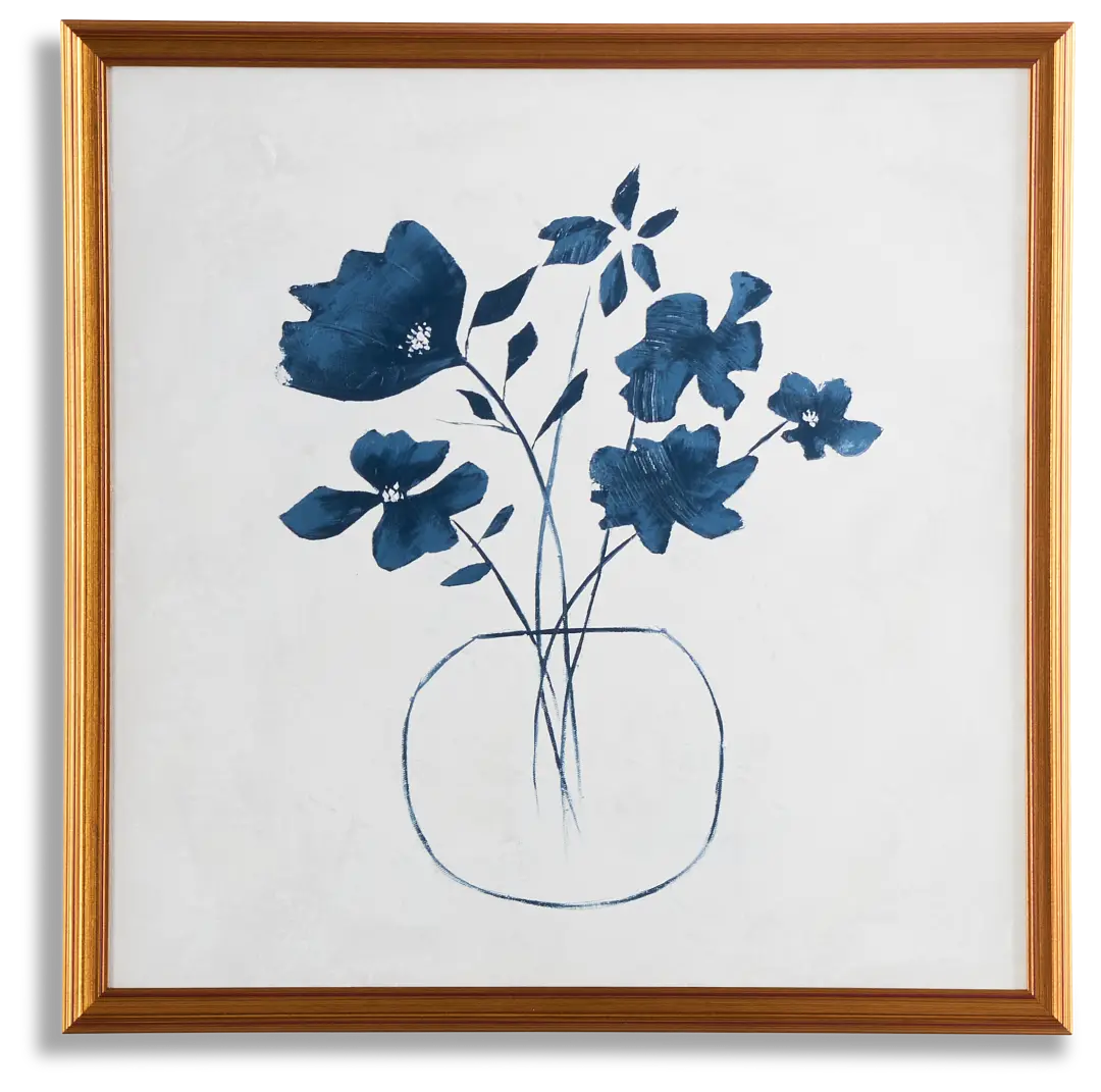 Avianna Blue Canvas Wall Art Avianna Blue Canvas Wall Art