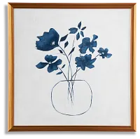 Avianna Blue Canvas Wall Art