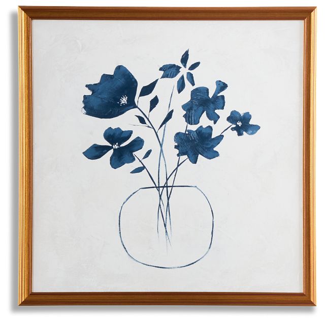 Avianna Blue Canvas Wall Art