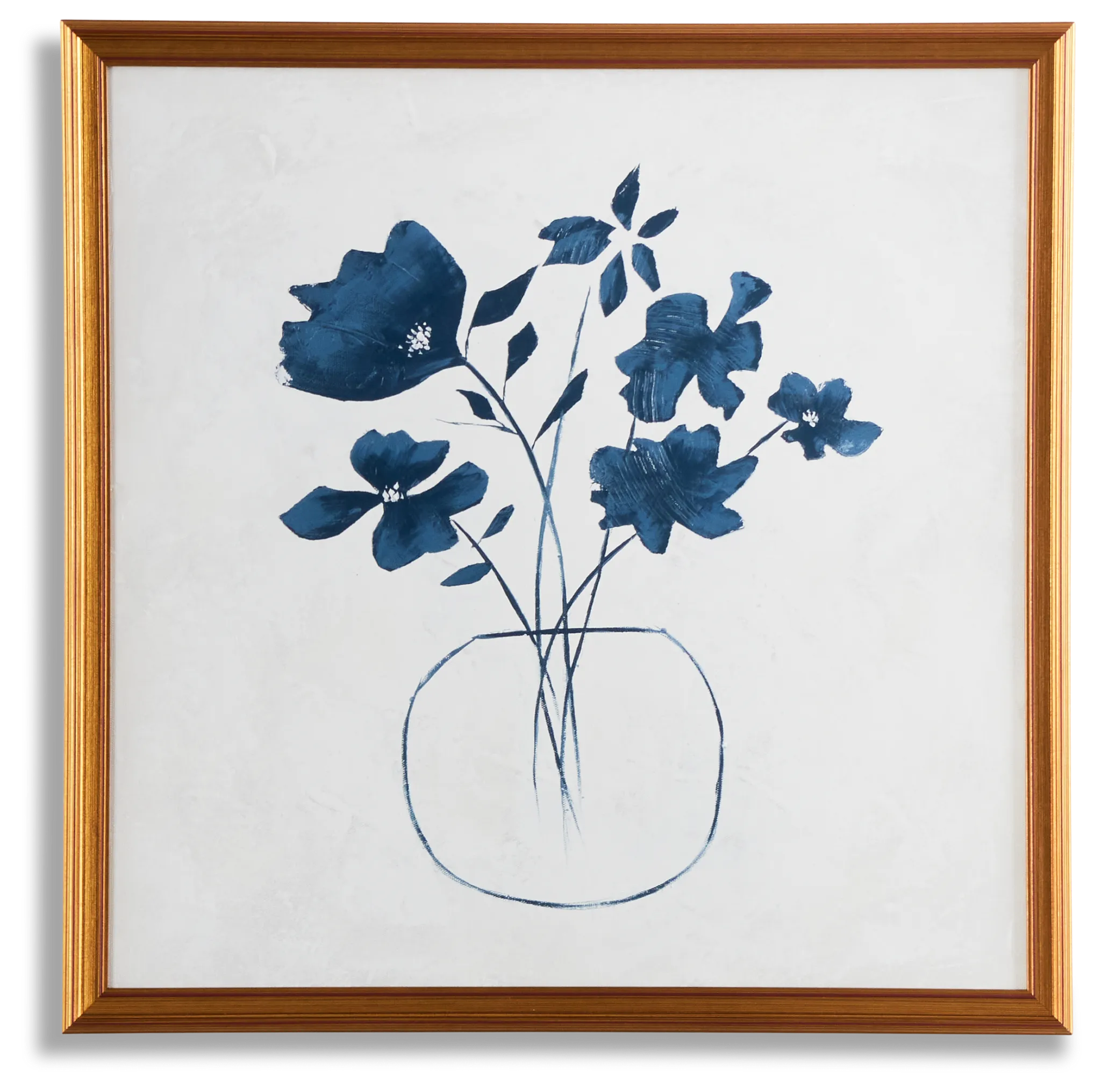 Avianna Blue Canvas Wall Art