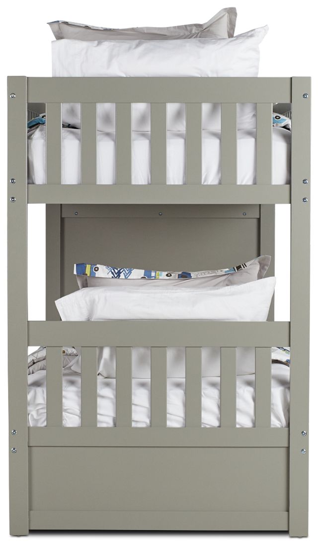 Bailey Gray Trundle Bunk Bed