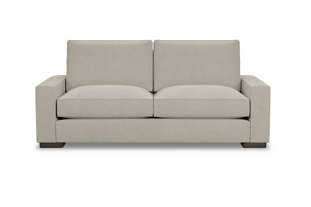 Edgewater Suave Beige 84" Sofa W/ 2 Cushions