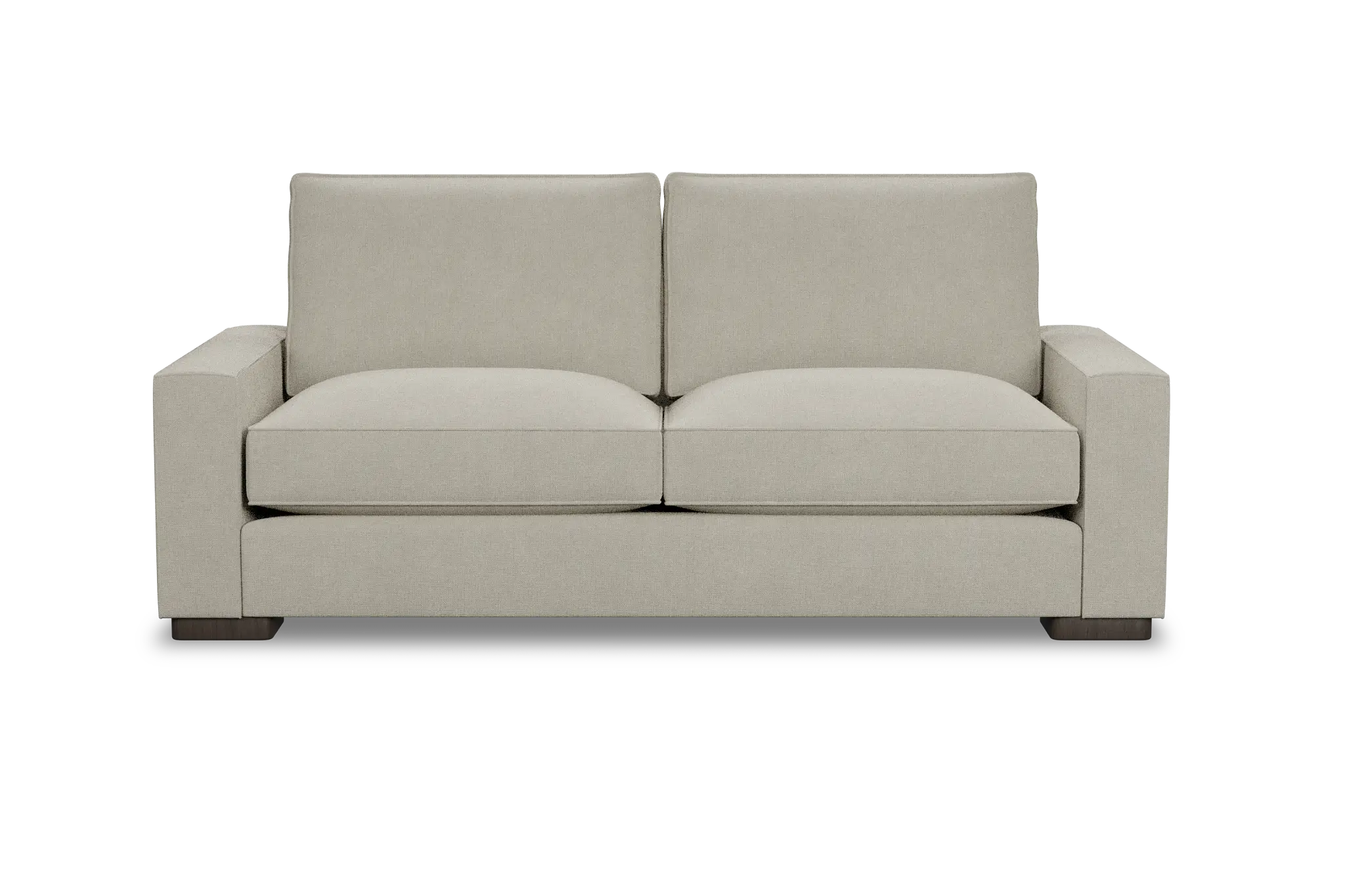 Edgewater Suave Beige 84" Sofa W/ 2 Cushions Edgewater Suave Beige 84" Sofa W/ 2 Cushions
