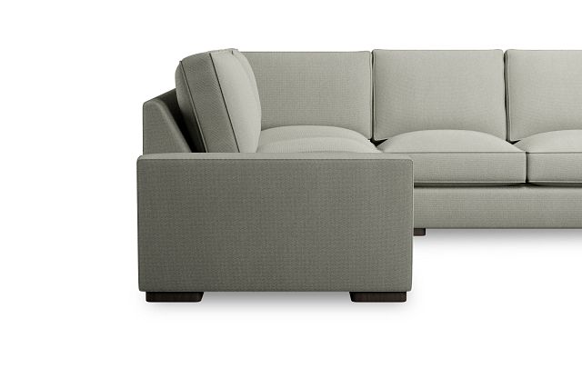 Edgewater Delray Pewter Small Two-arm Sectional (1)