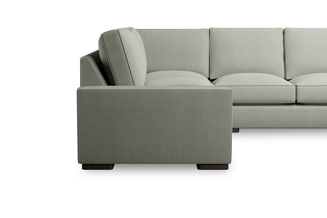 Edgewater Delray Pewter Small Two-arm Sectional