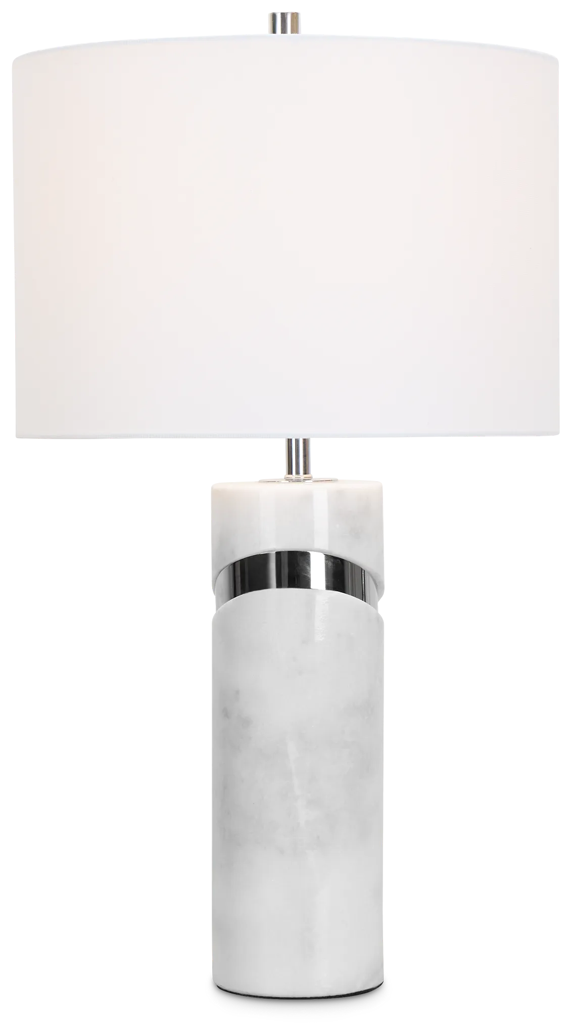 Nara White Marble Table Lamp