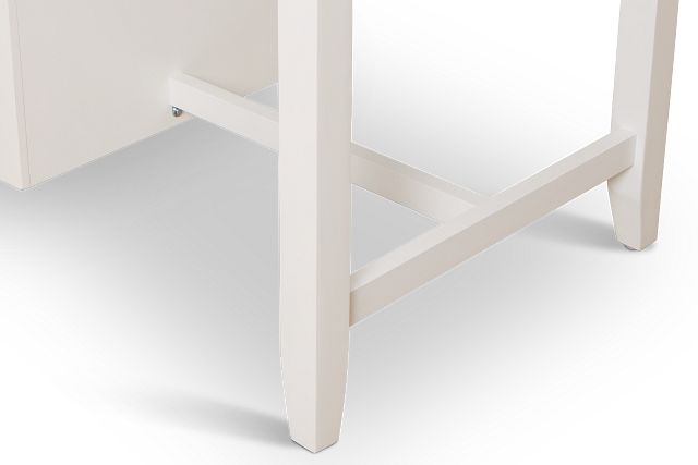 Edgartown White Storage High Dining Table